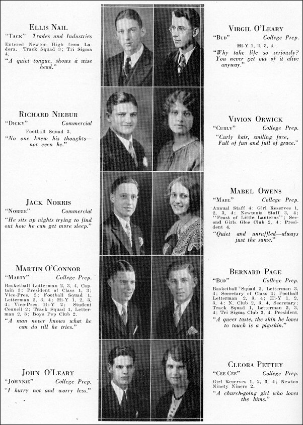 Newton High School Graduating Class of 1930