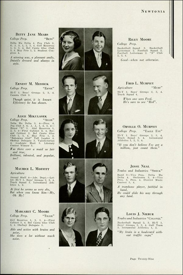 Newton Graduation 1933