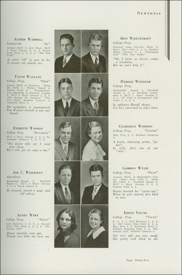 Newton Graduation 1933