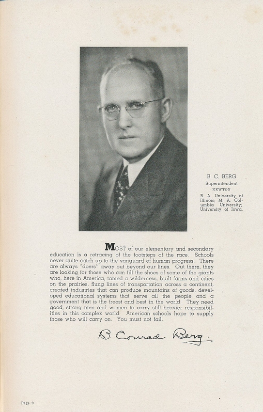 Superintendent, B. C. Berg