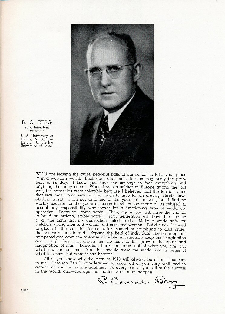 B. C. Berg, Superintendent