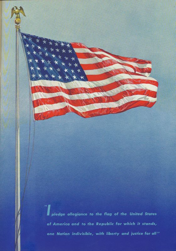 American Flag and Pledge