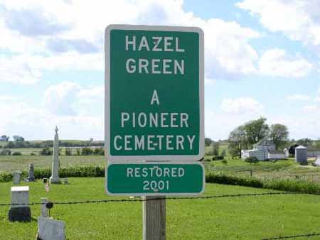 Hazel Green Cemetery, Jones County, Iowa