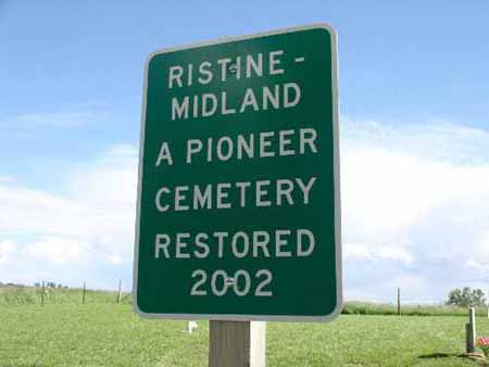 Ristine-Midland Cemetery, Jones County, Iowa