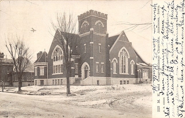 Methodist & Congregational Churches, Anamosa, Iowa