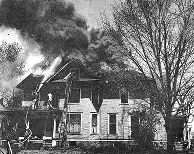 Page House Fire