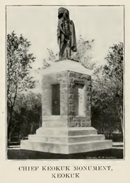 Monument to Chief Keokuk