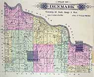 1897 Plat Map - Denmark Township