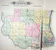 1897 Plat Map - Jackson Township