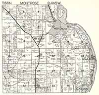 1930 Plat Map Montrose