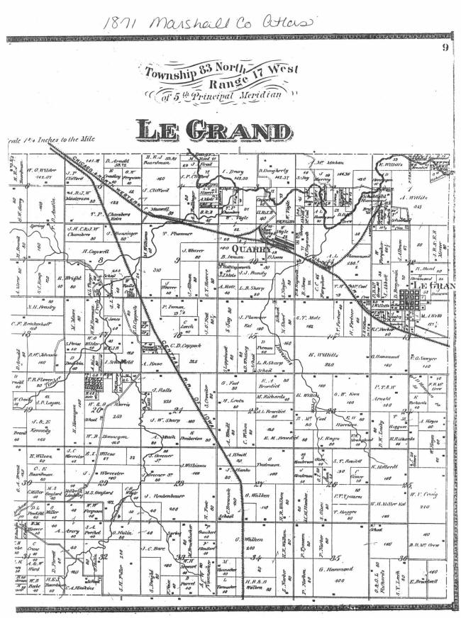 LeGrand Township 1871