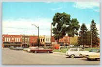 north side of square, Red Oak, 1960s