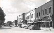 west side of square, Red Oak, 1940s