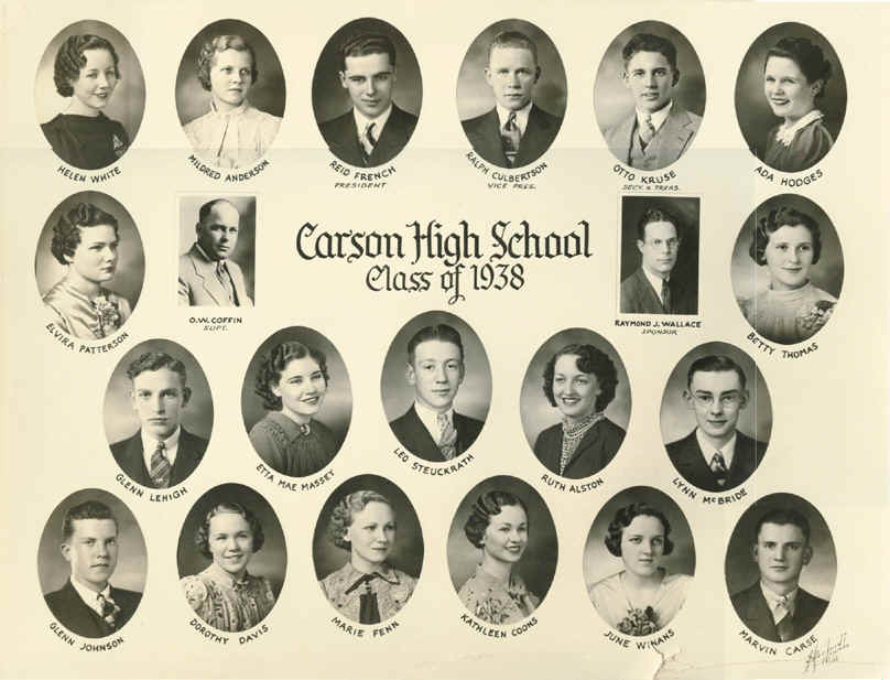 Carson Alumni, Class of 1938