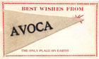 Best wishes from Avoca