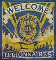 An American Legion Banner