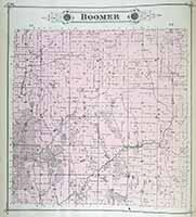 Boomer Township Plat Map 1885