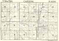 Carson Plat Map