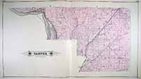 Garner Township Plat Map 1885