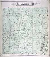 James Township Plat Map 1885