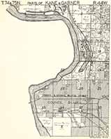 Parts of Kane and Garner Plat Map