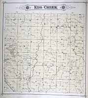Keg Creek Township Plat Map 1885
