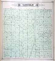 Lincoln Township Plat Map 1885
