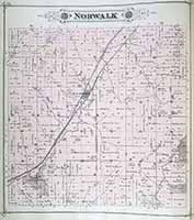 Norwalk Township Plat Map 1885