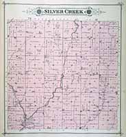 Silver Creek Township Plat Map 1885