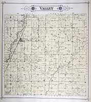Valley Township Plat Map 1885