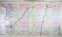 Map of Pottawattamie County 1885