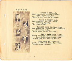 1926 Yearbook - Faculty