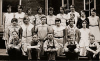 Macedonia School, 8th grade, 1930