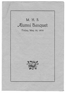 Macedonia Alumni Banquet 1930