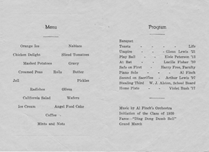 Macedonia Alumni Banquet - May 16, 1930