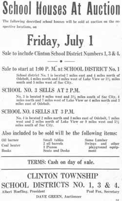 School Houses at Auction