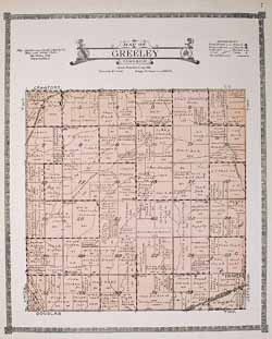 1921 Shelby Co. Greeley Twp. Map