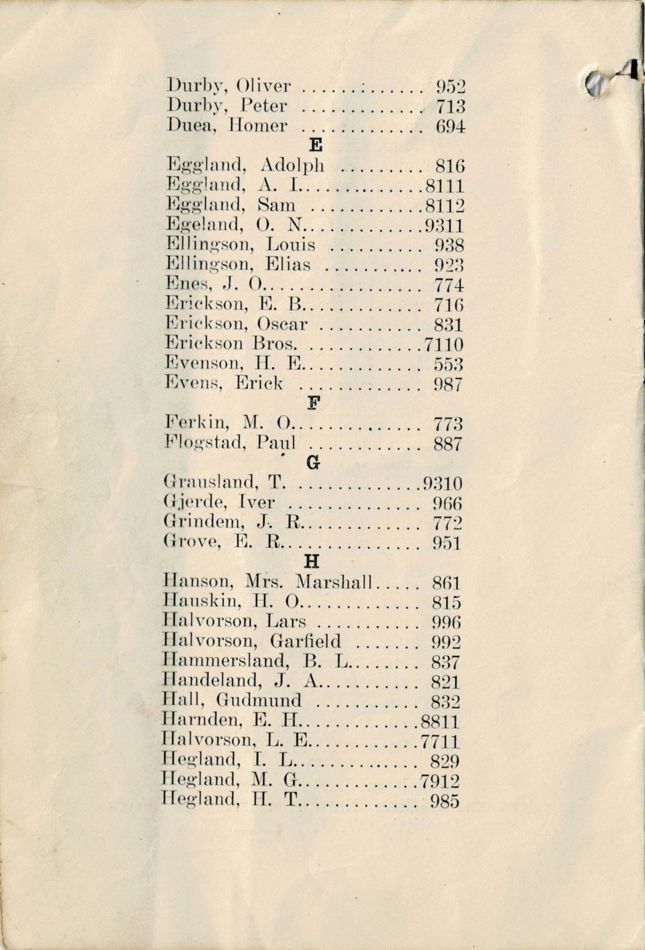 1913 Roland Telephone Directory image 16