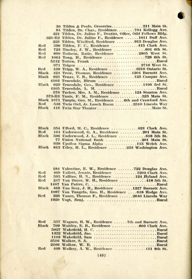Ames November 1915 Telephone Directory image 42
