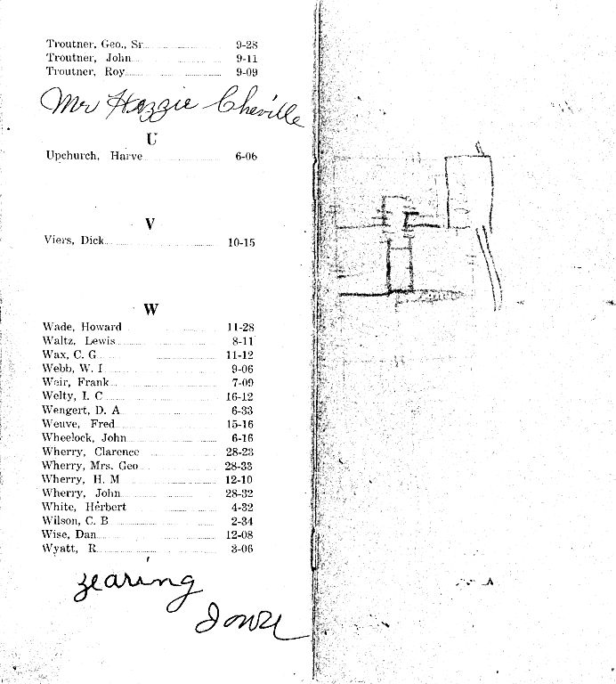 Colo Telephone Company 1926 Directory image 10