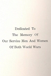 Dedication of veteran book