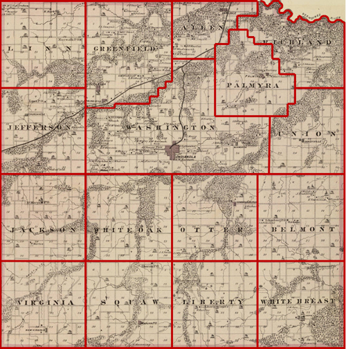 1875 Warren County map