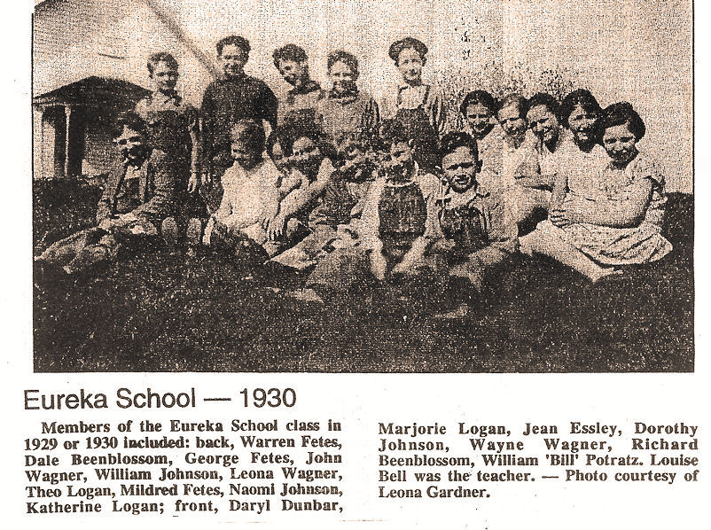 Photo of 1930 Eureka students