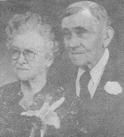 Mr. and Mrs. Albert Lundberg, 50th anniv. - photo courtesy of Ken Moen