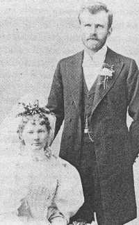 Dr. & Mrs. G.M. Lee, wedding photo 1895