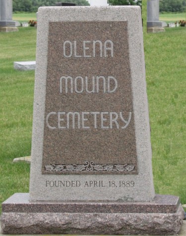 Olena Mound cemetery