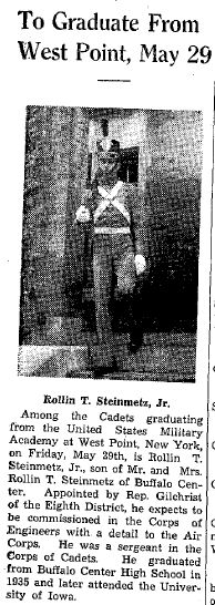 Rollin T. Steinmetz, Jr.  May 1942