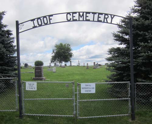 I.O.O.F. cemetery - photographer, Reid R. Johnson