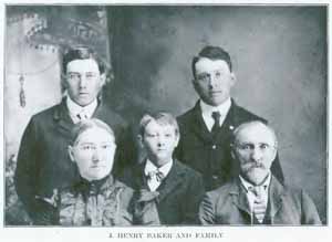 John Henry Baker Family, Audubon County, Iowa