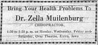 Dr. Zella Muilenburg, Chiropractor